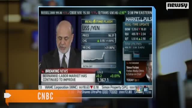 News video: Bernanke: Fed Bond Buying Will Continue Until Next Year